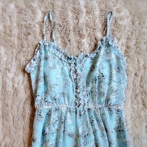 Light blue floral dress